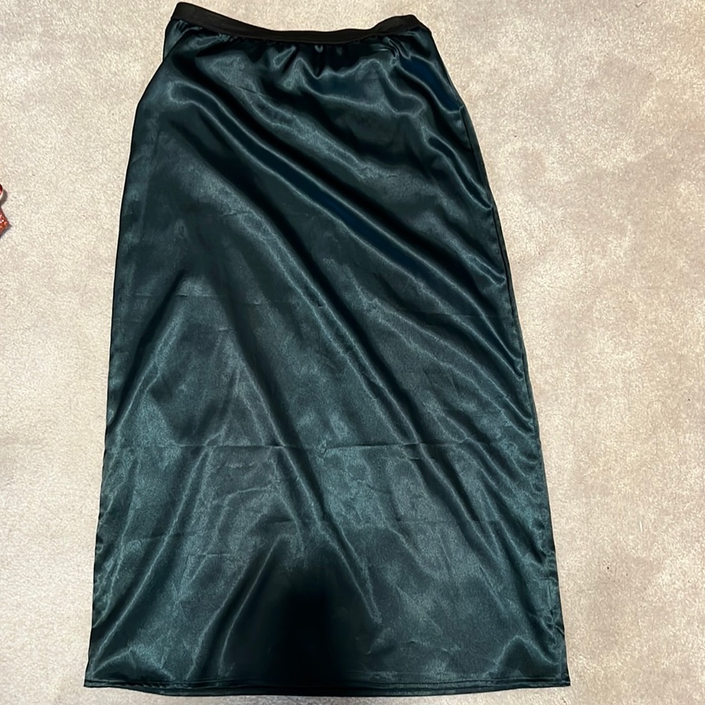 NWT Silk Maxi Skirt